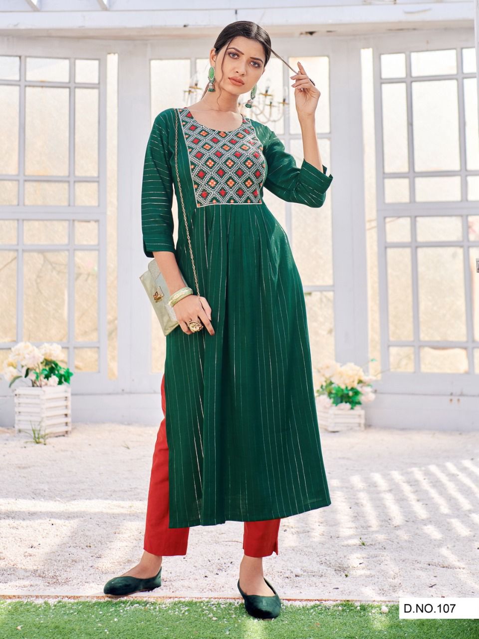 Golden Dairies 2 Festive Wear Embroidery Latest Designer Kurti Collection